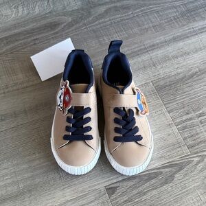 H&M Kids Beige and Navy Sneakers
